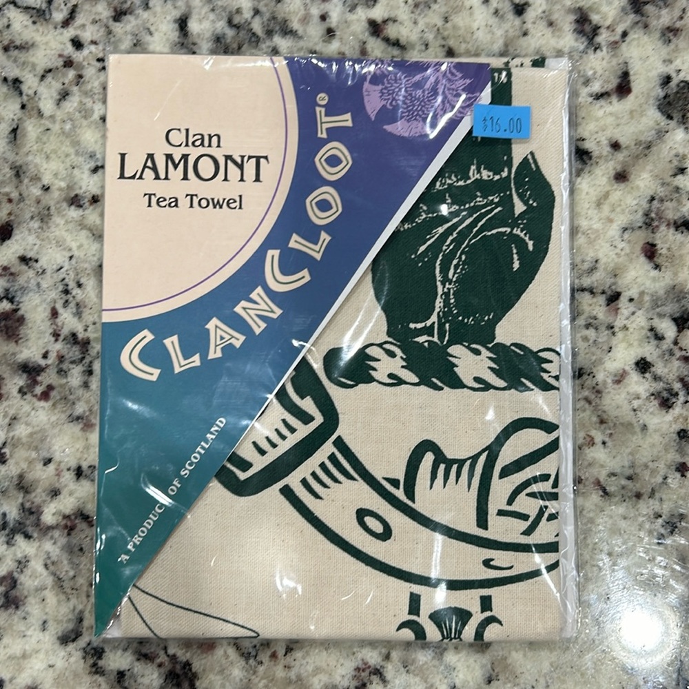 Clan Lamont tea towel